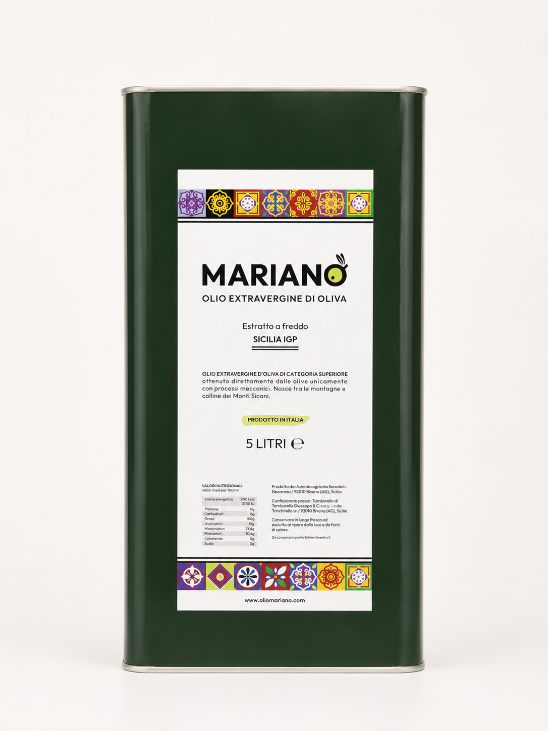 Latta 5l Olio Extravergine di Oliva